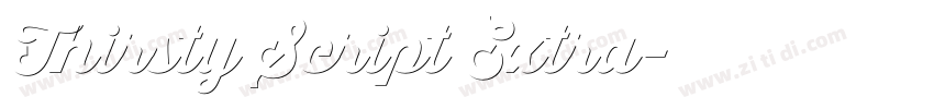 Thirsty Script Extra字体转换 Thirsty Script Extra字体转换